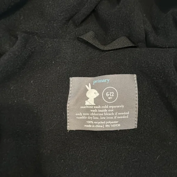 Primary Silver jacket 6-12mos guc - Picture 6 of 8